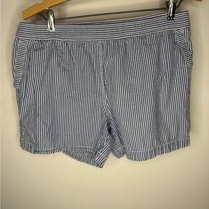 Vineyard Vines Seersucker Striped Blue-White Women’s Casual Shorts Size Small
